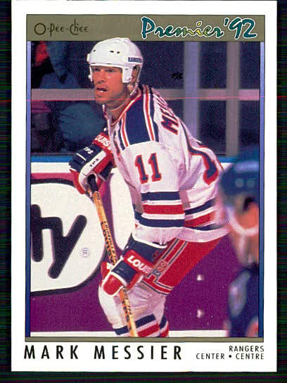1991-92 O-Pee-Chee Premier Ice Hockey Mark Messier #51