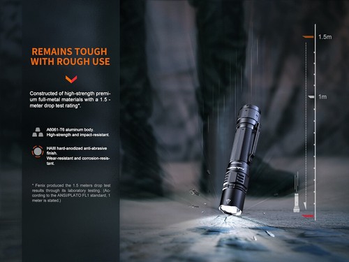 Fenix PD36R Pro 2800 Lumen Rechargeable Flashlight - 5 YR UK WARRANTY - Picture 11 of 12