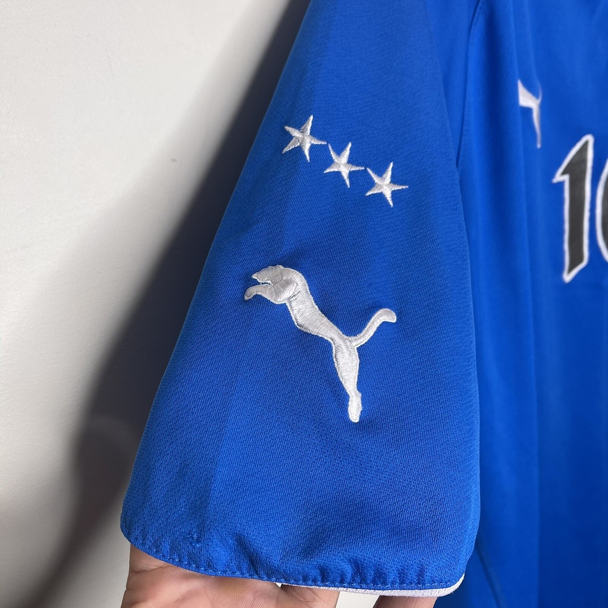 Puma Italy 2003 Home Kit FRANCESCO TOTTI 10 Soccer Jersey