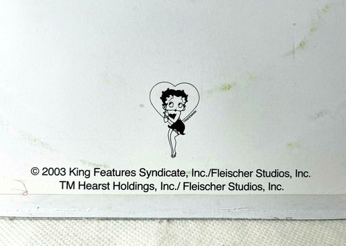Neu Betty Boop 3 Stück Fütterungsset Herzen & Lippen geteilt Teller Gabel Löffel 2003 - Bild 6 von 6