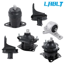 LABLT 6PCS Engine Motor & Transmission Mount For 07-08 Acura TL Base/Type-S Auto