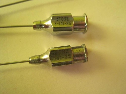 Lot of 7 Storz Knife Cannula Cystome Kelman E0141 2S 22 Surgical #18 - Picture 4 of 6