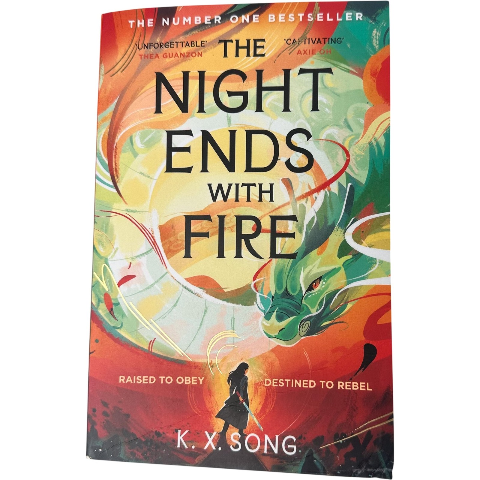 K X Song Book The Night Ends With Fire Fantasy Novel Bestselling 2023 Cover Art