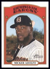 2021 Topps Heritage Minor League Micker Adolfo Birmingham Barons #42