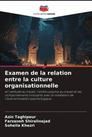 Azin Taghipour (U. A.) | Examen De La Relation Entre La Culture...