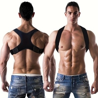 Adjustable Posture Corrector Back Brace Belt Breathable Support Unisex