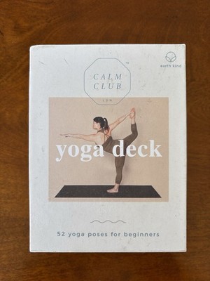 Calm Club Yoga Deck 52 Yoga Poses Cards For Beginners Hatha Yogi Learn Luckies