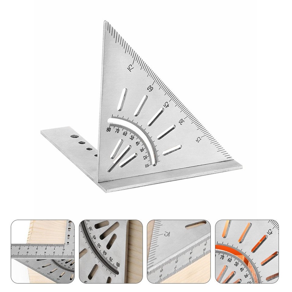 Carpenters Square Triangle Try Ruler Woodworking Rulers Carpentry ...