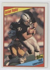 1984 Topps Instant Replay Todd Christensen #106 sb7