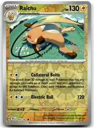 Raichu 052/162 Temporal Forces Reverse Holo