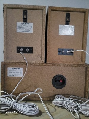 Pioneer CS-X380-K Bookshelf Speakers + CS-C180-K Center Channel