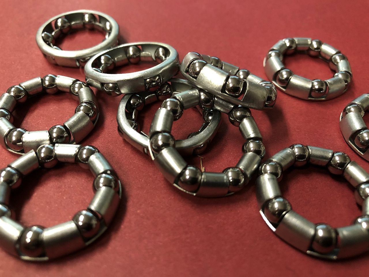 Kugelring 7/32'' 7 Kugeln für Sram Torpedo 3 Gang für Antreiber 27,7 mm silber