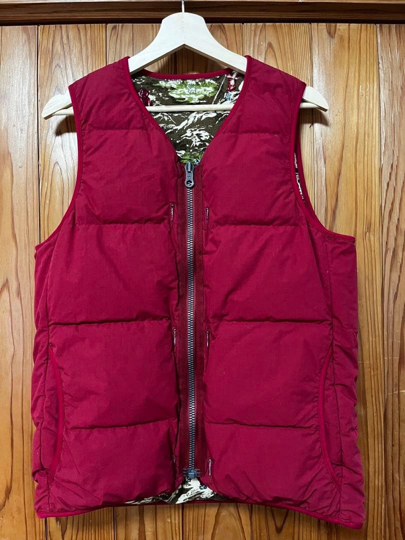 USED VISVIM REVERSIBLE DOWN VEST GOOD - image 1