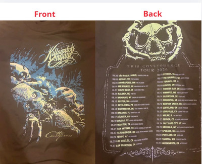 Killswitch Engage Tour T Shirt This Consequence 2026 Concert Reprint