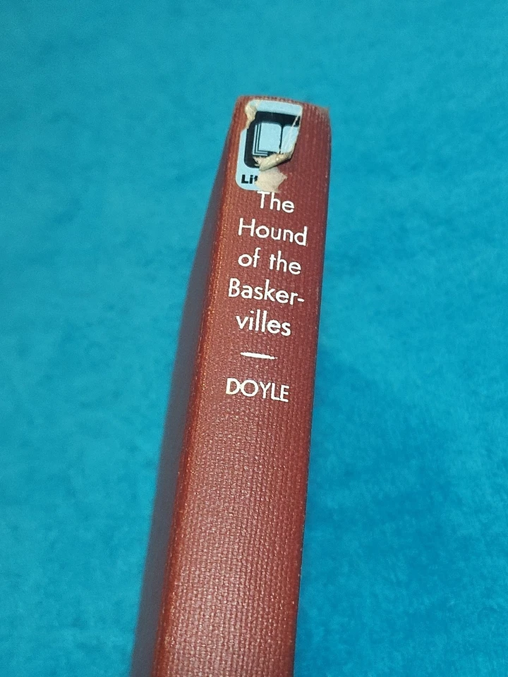 Vintage The Hound of the Baskervilles 1930 By A. Conan Doyle HC Ex Library  Foto 3 de 4