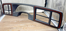 01-02 Cadillac Escalade Wood Grain Gray Speedometer Heater Radio Trim Bezel Oem