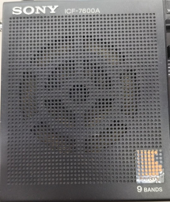 SONY ICF-7600A FM MW SW Shortwave Receiver Vintage Radio Used