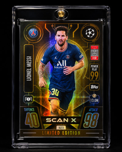 LIONEL MESSI BLACK GOLD REFRACTOR RARE SP Insert Panini Soccer World Cup MVP