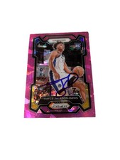 Trayce Jackson-Davis 2023-24 Panini Prizm AUTO IP SIGNED PINK ICE ROOKIE #148