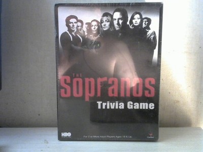 The Sopranos Trivia Board Game 2004 by Cardinal games