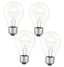 100W Incandescent Light Bulbs,Dimmable Medium E26 Base Light Bulbs,A19 4