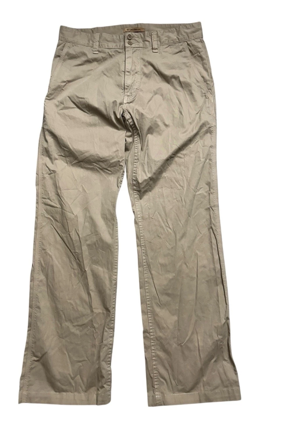 John Varvatos USA Pants Mens Size 32x32 Khaki Relaxed Straight Pants Lightweight