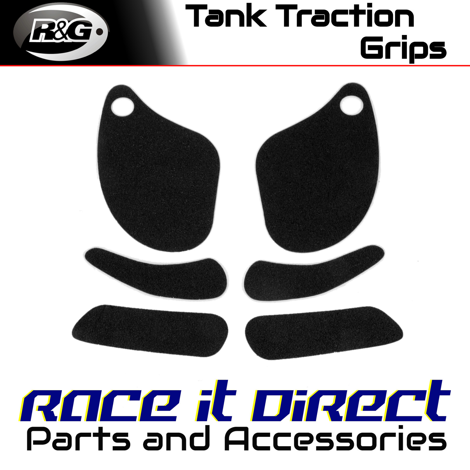 EZRG436BL R&G Tank Traction Grips R&G