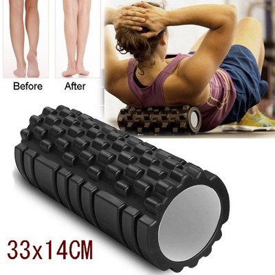 Foam Fitness Roller Deep Tissue Massage Grid Muscle Trigger