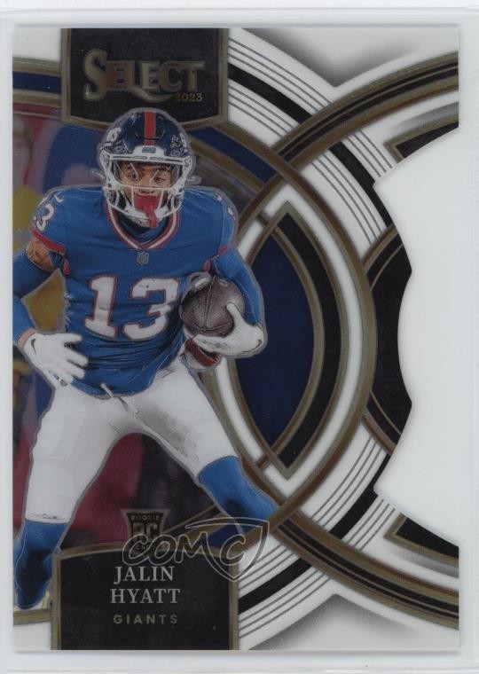 2023 Panini Select Premier Level White Prizm Die-Cut /199 Jalin Hyatt #173 17oo