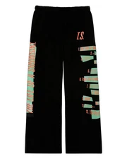 NEW Taylor Swift Merch - The Life of a Showgirl Tracklist Black Sweatpants -