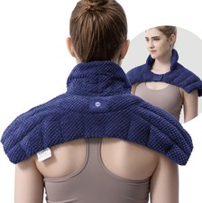 Microwave Heating Pad for Neck and Shoulders Back with Handles, Long He