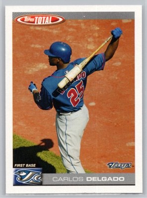 2004 TOPPS TOTAL #TTC30 CARLOS DELGADO TEAM CHECKLISTS TORONTO BLUE JAYS
