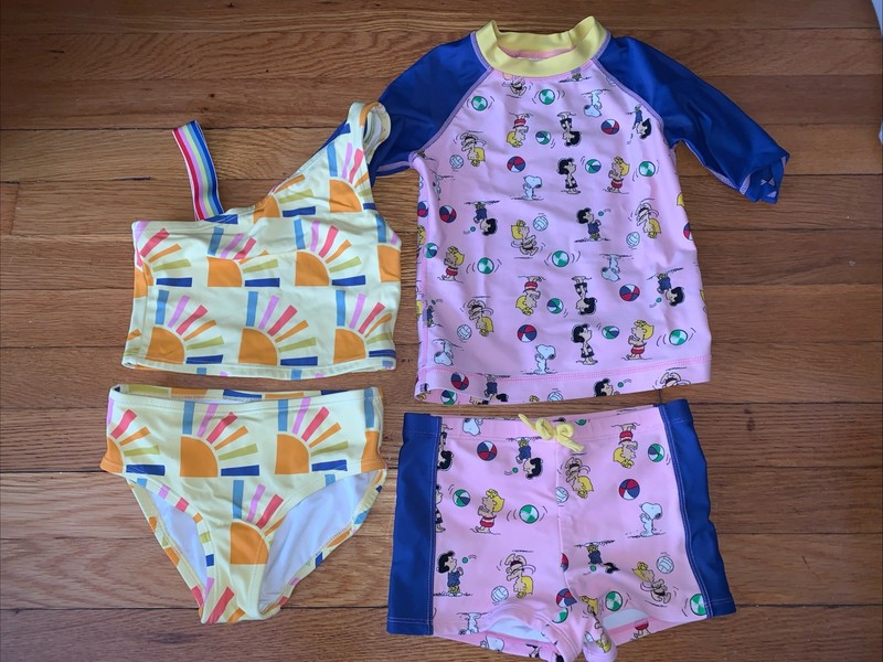 Hanna Andersson Swimsuit Lot Size 5 Girls 110cm 