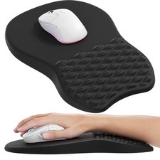 Ergonomic Mouse Pad with Wrist Support, Wrist Rest Mousepads for Carpal