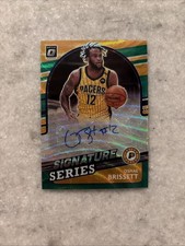 2021-22 Donruss Optic Signature Series Oshae Brissett #SS-OBS Green Wave Auto