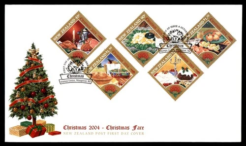 Mayfairstamps New Zealand FDC 2004 Christmas food First Day Cover aax_70485