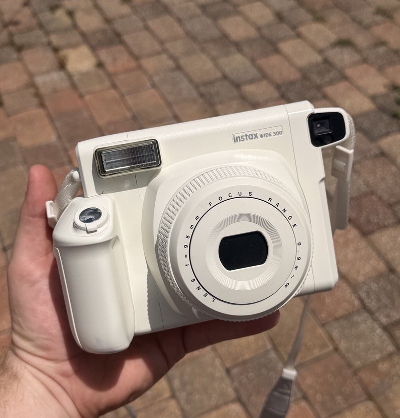 Fujifilm Instax Wide 300 Rare White Instant Film Camera - Tested