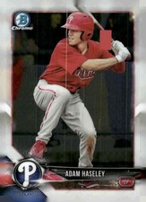 2018 Bowman Draft #BDC-81 Adam Haseley Chrome