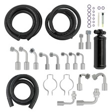 134a Ac Ac Air Conditioning Hose Fittings R-ring Kit With Black Drier 134a Ac Ac Air Conditioning Hose Fittings R-ring Kit With Black Drier