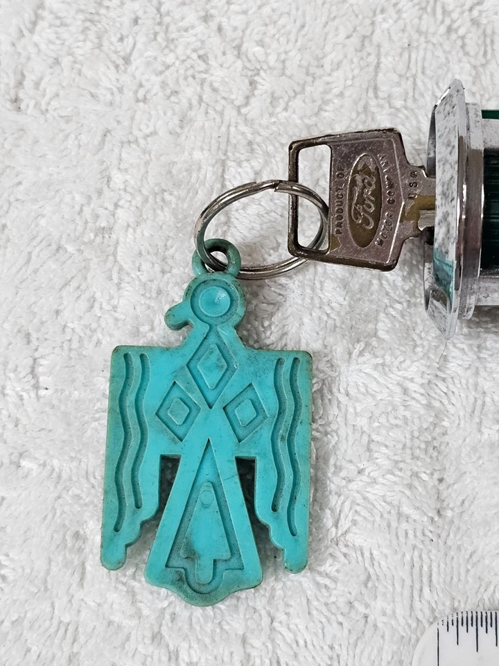 Interruptor de encendido Ford Thunderbird 1964-66 OEM llave original de colección llavero original Foto 2 de 4