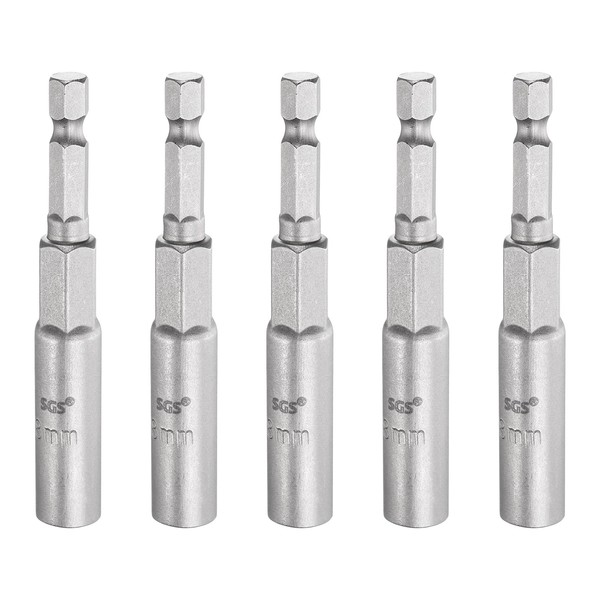 "5X Nussantrieb Bohrerspitze 8Mm 1/4\" 3.15\" Sechskant Magnet"-image