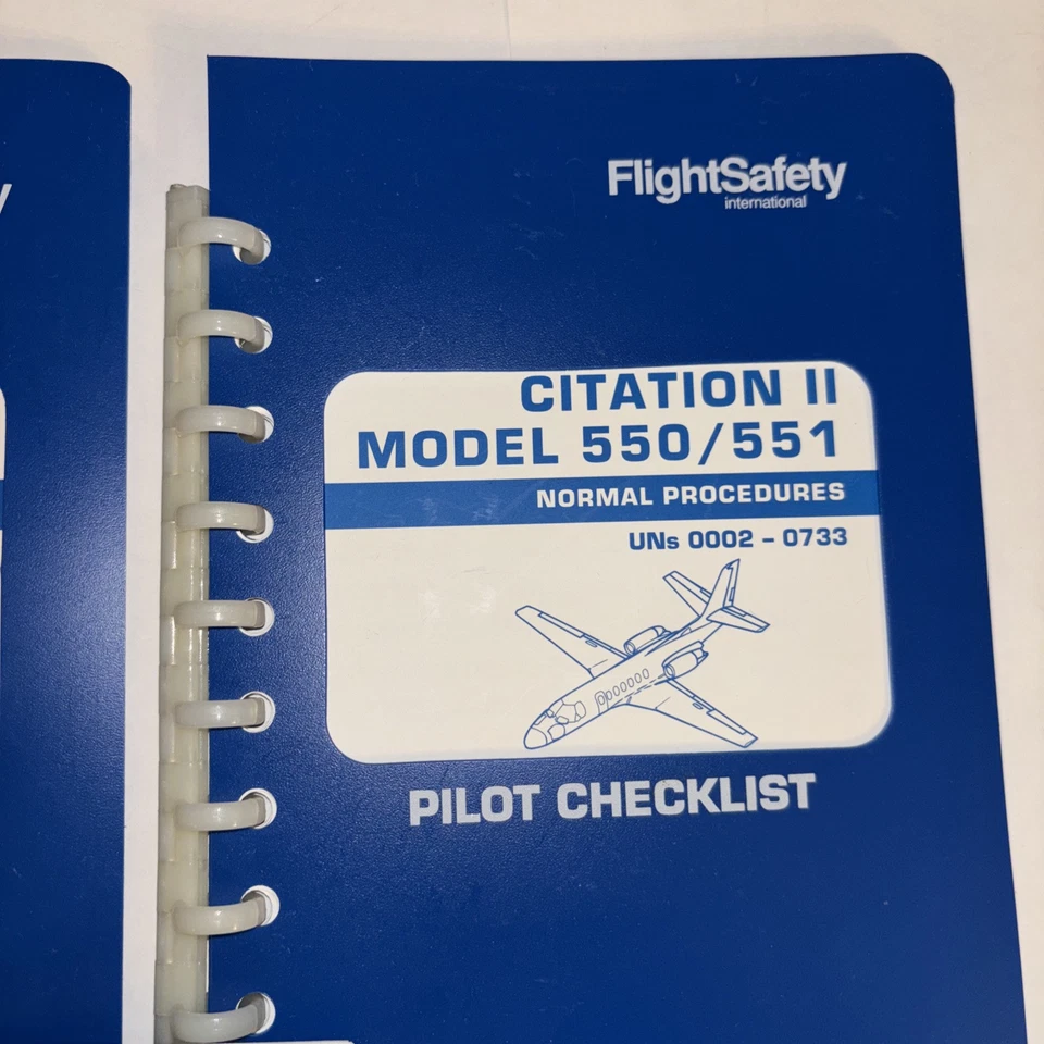 FlightSaftey Citation II Modelo 550 551 Procedimiento Normal y Anormal de Emergencia Foto 3 de 4