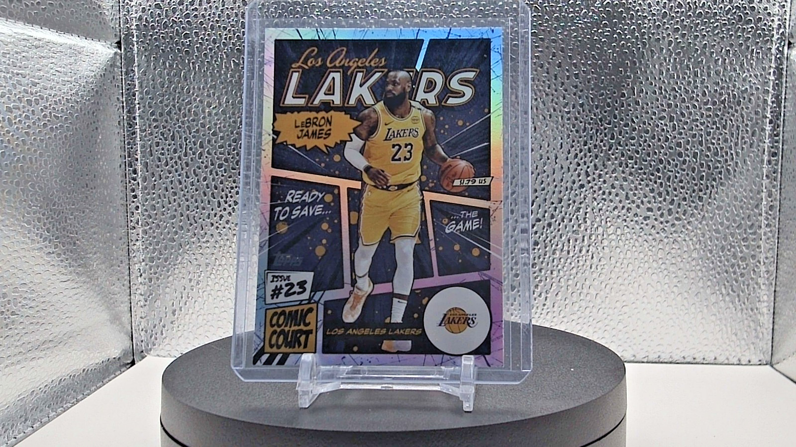 2025-26 Topps NBA Flagship #CC-1 Lebron James Comic Court Lakers SSP