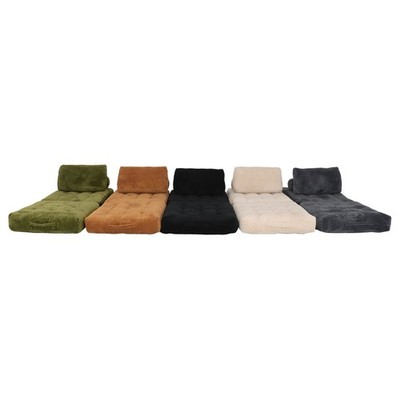 Single Compressed Sofa Chair Comfortable Floor Sofa Lounge for Living Room