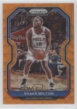 2020-21 Panini Prizm Orange Wave Prizm 19/60 Shake Milton #131 s3g