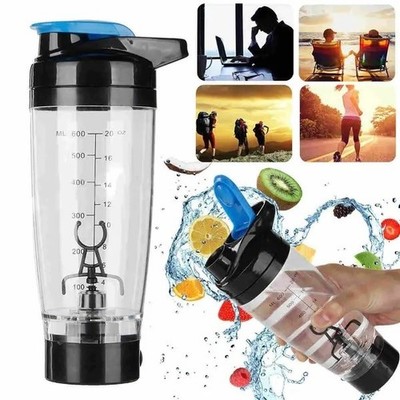 Protein Shaker Edelstahl Becher 600ml Eiweiß Shaker Trinkflasche Fitness BPAfrei