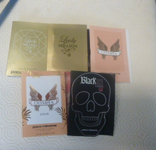 PACO RABANNE SET OF  LADIES PERFUME MINI SPRAYS VIALS 100% AUTHENTIC PARTY BAGS