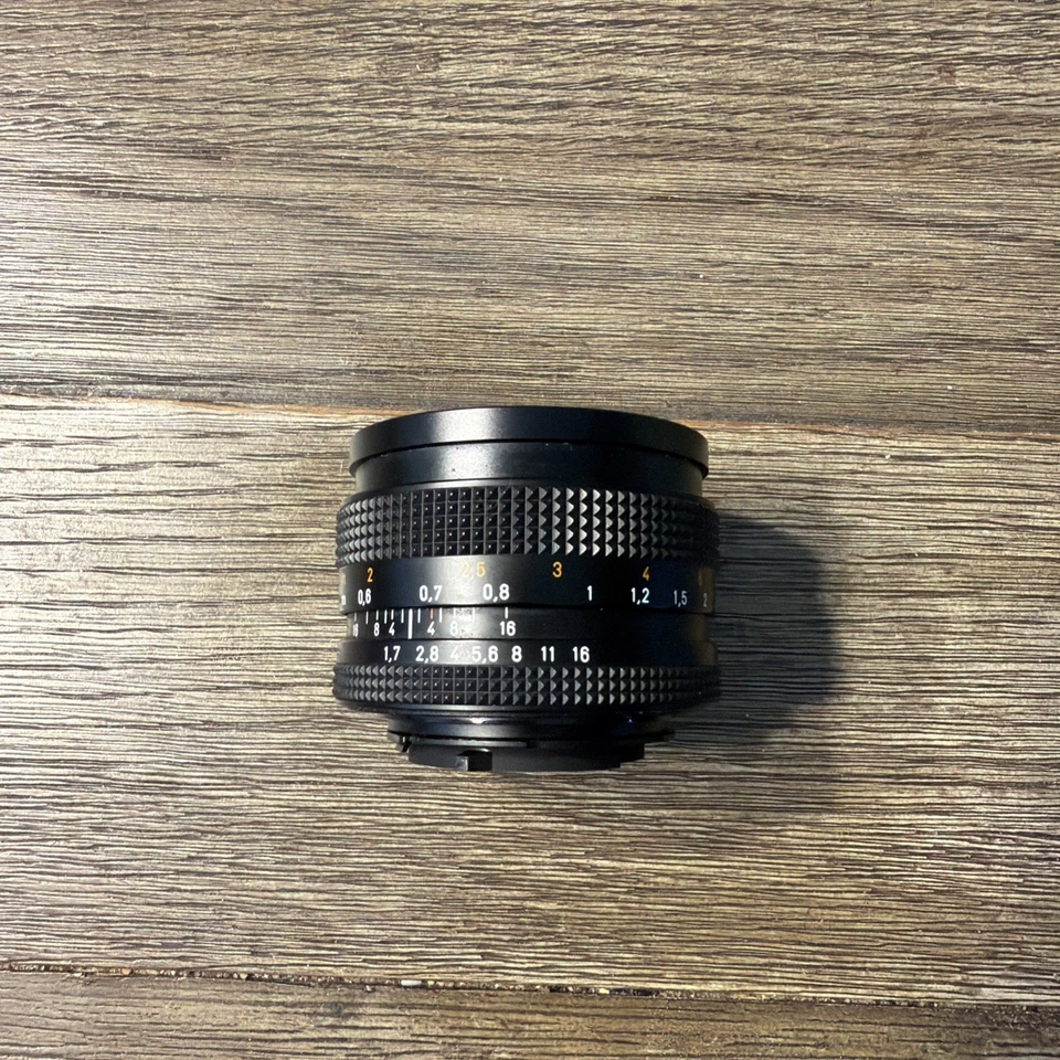 Lente CONTAX Carl Zeiss Planar T* 50 mm F1,7 MMJ MF para montaje CY de Japón Foto 3 de 4