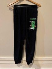 Minecraft Boys Black Creeper Graphic Jogger Pants