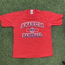 Angels Shirt 2XL 00s Y2K Anaheim MLB Baseball Game-day Spell-out Tee